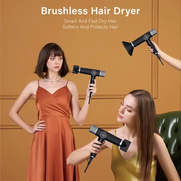 One Step High Speed Professional Hair Dryer Hair Blow Dryer Brushless Hair Dryer