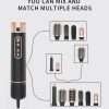 Multifunctional blow dryer brush 6 in 1 bldc hair dryer brush and volumizer with logo