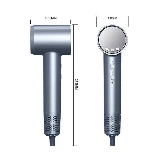 LCD Multi-function Negative Ionic Blow Dryer with 110, 000 RPM Brushless Motor