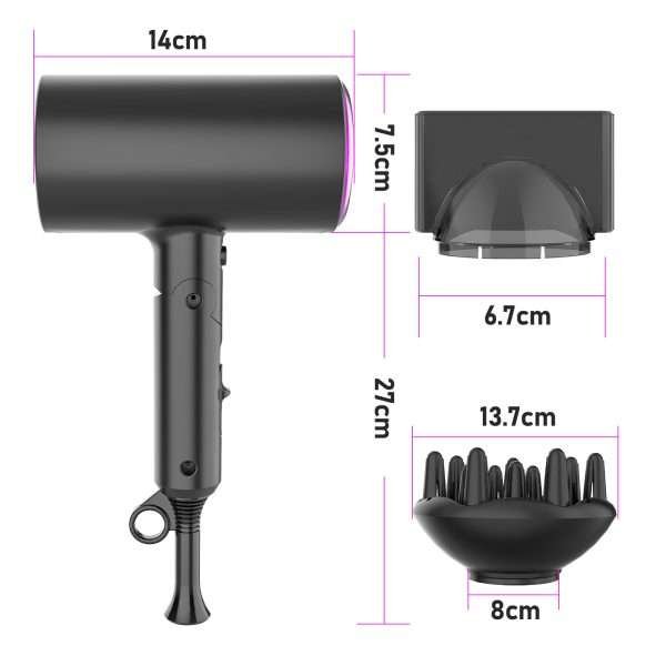 Hair Dryer Anion Folding Portable